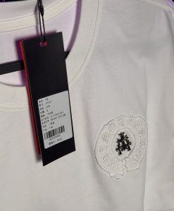 تیشرت کروم هارتز گلدوزی - سفید chrome hearts