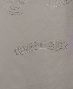 تیشرت کروم هارتز گلدوزی - سفید chrome hearts