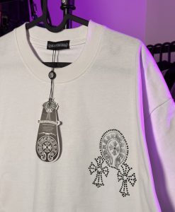 تیشرت کروم هارتز متال - سفید chrome hearts