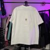تیشرت کروم هارتز گلدوزی - سفید chrome hearts