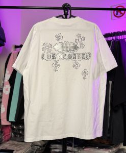 تیشرت کروم هارتز متال - سفید chrome hearts