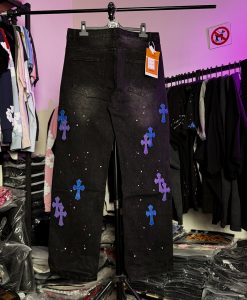 شلوار جین کروم هارتز - مشکی chrome hearts