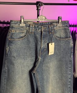 شلوار بگ پول اند بیر اورجینال - آبی کثیف pull & bear