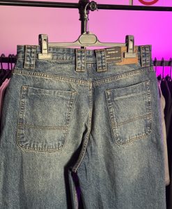 شلوار بگ پول اند بیر اورجینال - آبی کثیف pull & bear