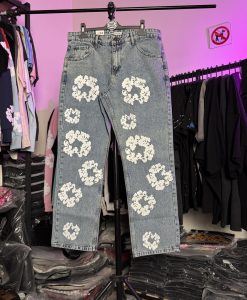 شلوار جین دنیم تیرز - آبی denim tears
