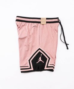 شلوارک بسکتبالی جردن مدل Diamond صورتی| استریت‌ویر و اسپرت