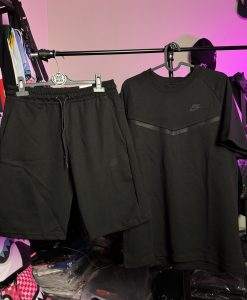 سامر ست نایک تکفلیس - مشکی Nike Techfleece