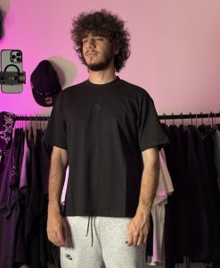 تیشرت نایکی تکفلیس مشکی - مسترکوالیتی Nike techfleece
