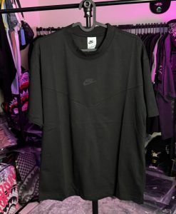 تیشرت نایکی تکفلیس مشکی - مسترکوالیتی Nike techfleece