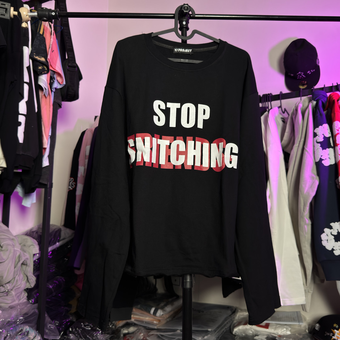 لانگ اسلیو ویلون Vlone مشکی لانگ اسلیو ویلون Vlone مشکی