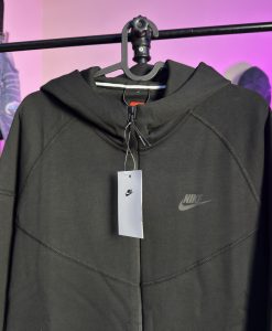 سوییشرت نایکی تکفلیس مشکی gen4 - مسترکوالیتی Nike techfleece