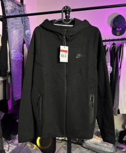 سوییشرت نایکی تکفلیس مشکی gen4 - مسترکوالیتی Nike techfleece