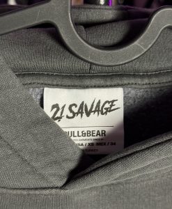 هودی باکسی pull&bear - 21 savage